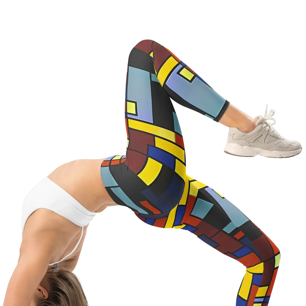 Ember Matrix on Leggings — Right