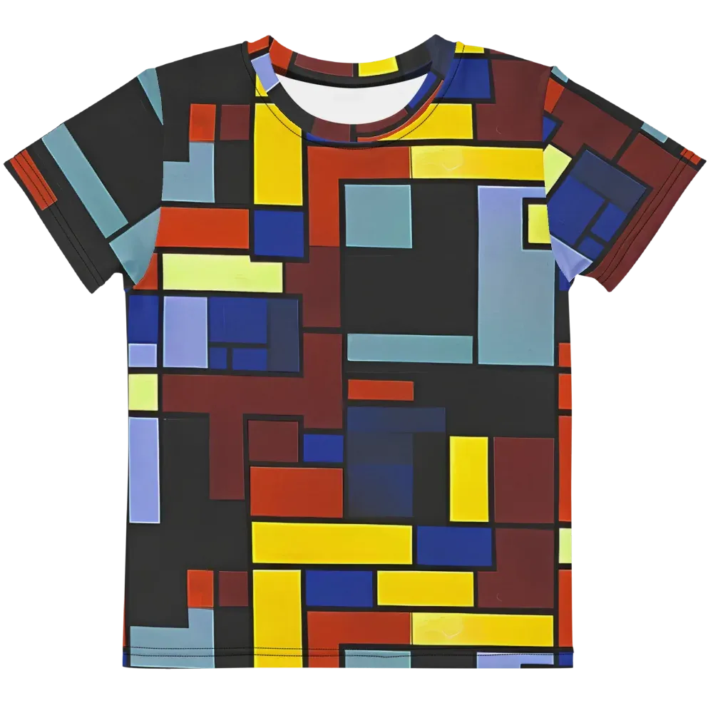 Ember Matrix on Kids Crew Neck T-Shirt — Front