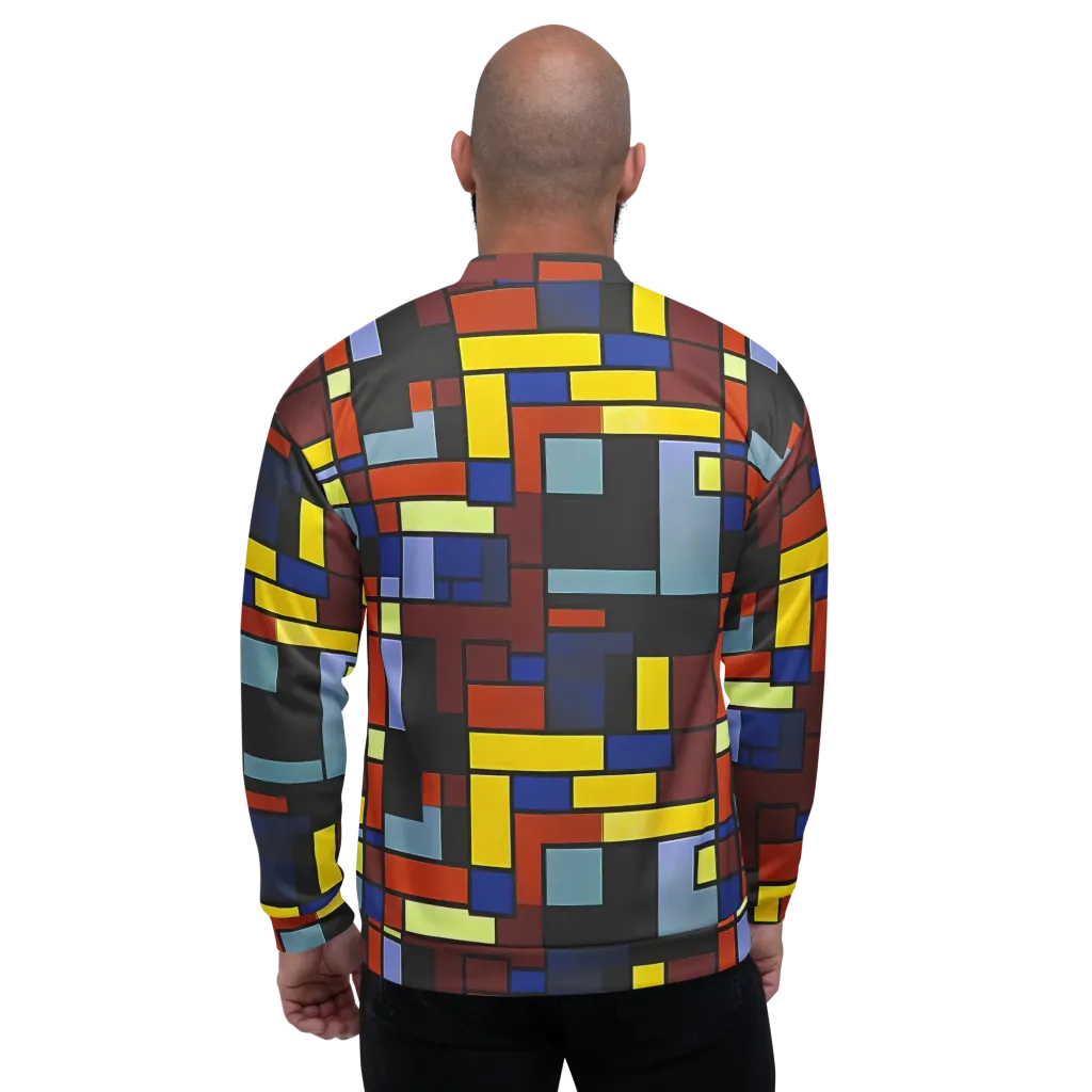 Ember Matrix on Bomber Jacket — Back
