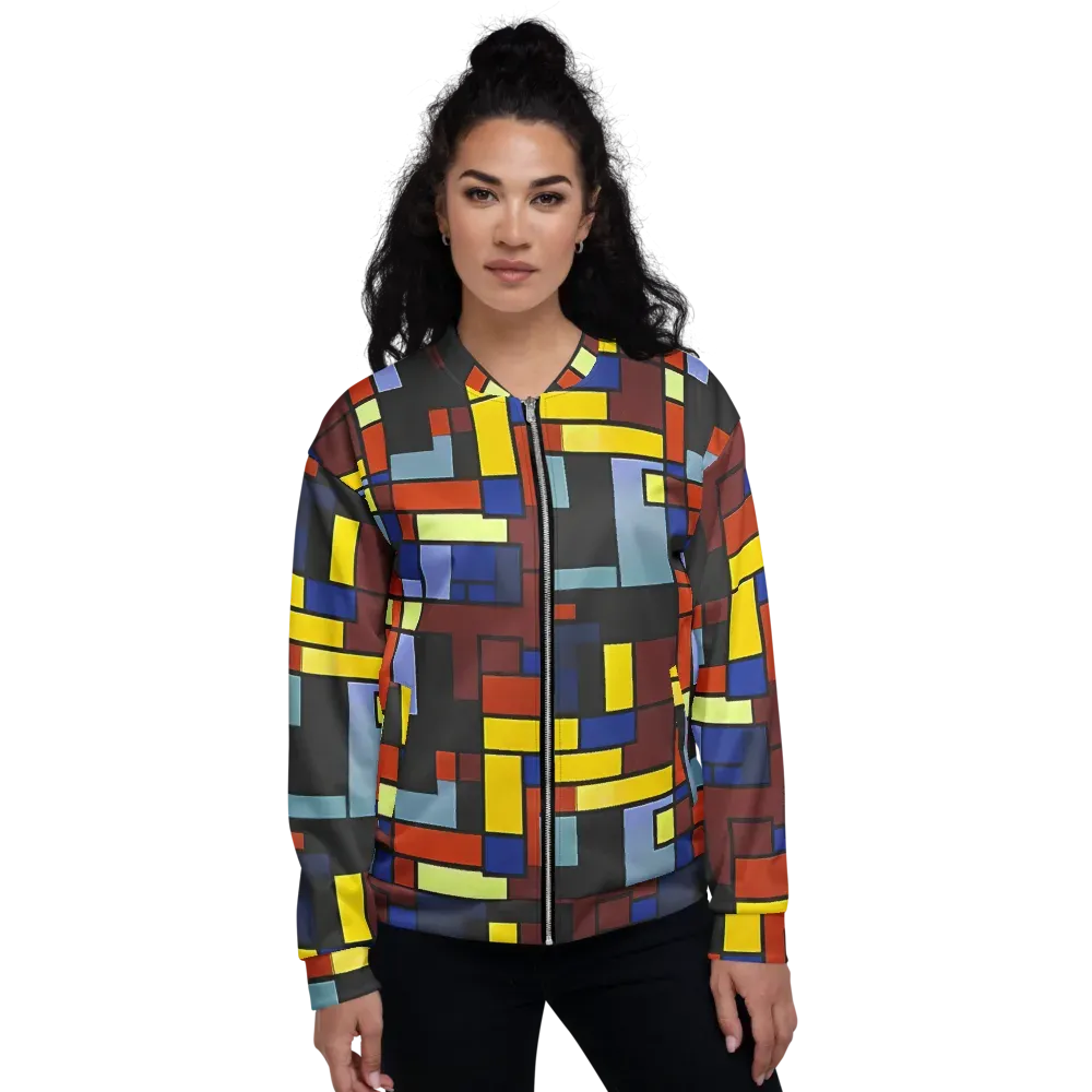 Ember Matrix on Bomber Jacket — Front