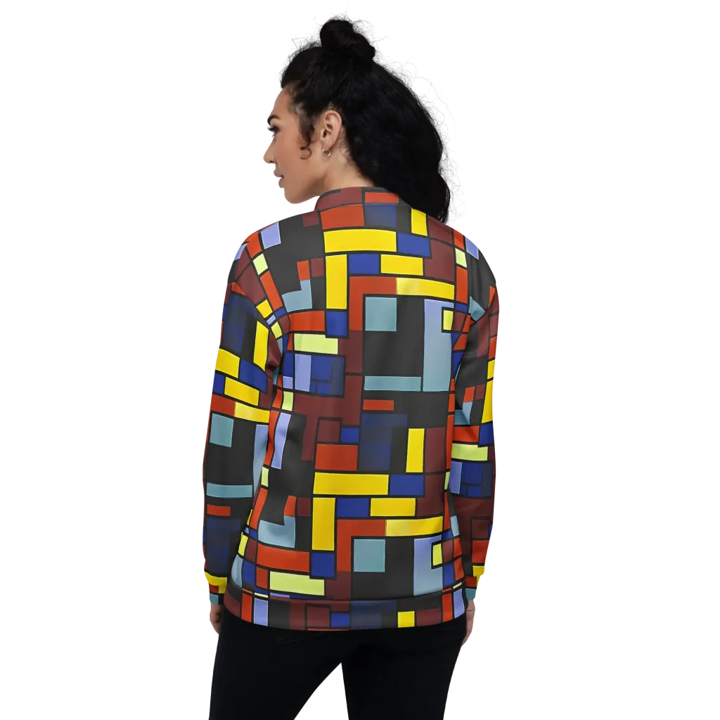 Ember Matrix on Bomber Jacket — Back