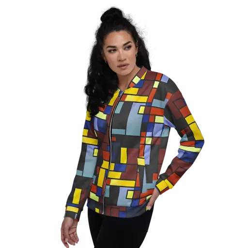 Ember Matrix on a Bomber Jacket