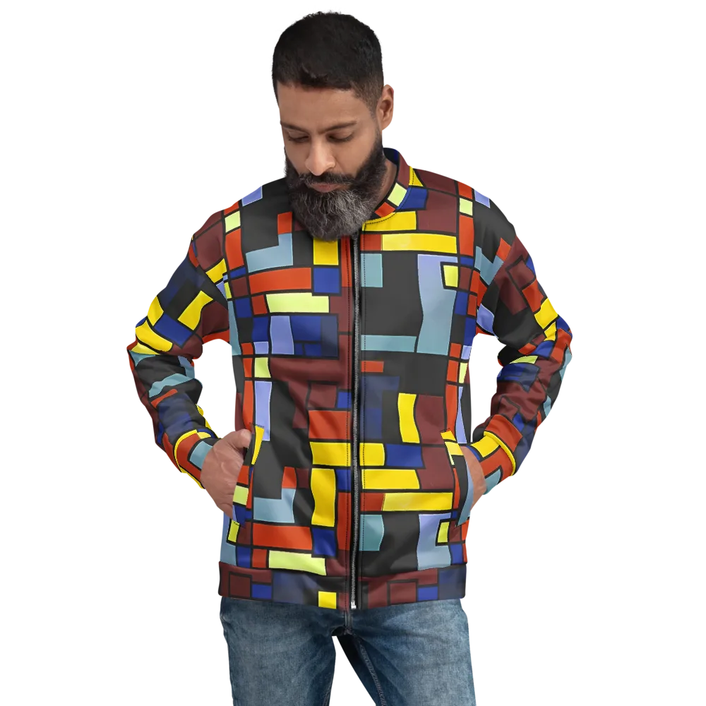 Ember Matrix on Bomber Jacket — Front