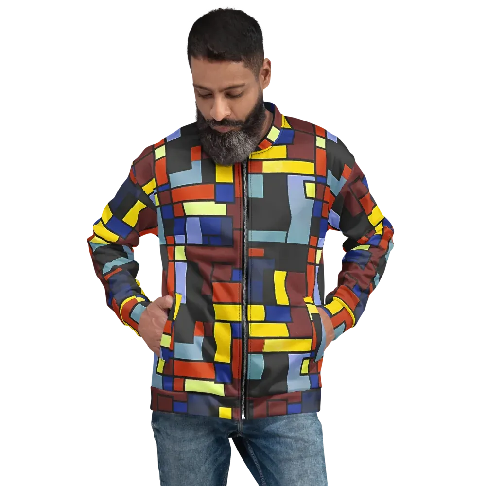 Ember Matrix on Bomber Jacket — Front