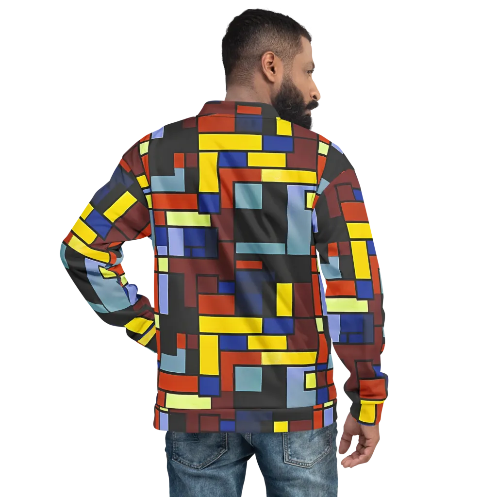 Ember Matrix on Bomber Jacket — Back