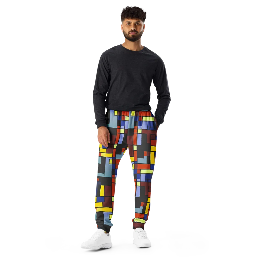 Ember Matrix on Men's Joggers — Front