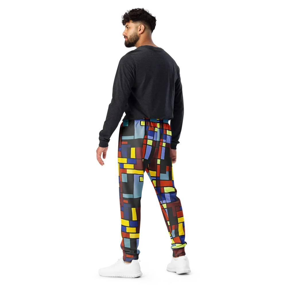 Ember Matrix on Men's Joggers — Back