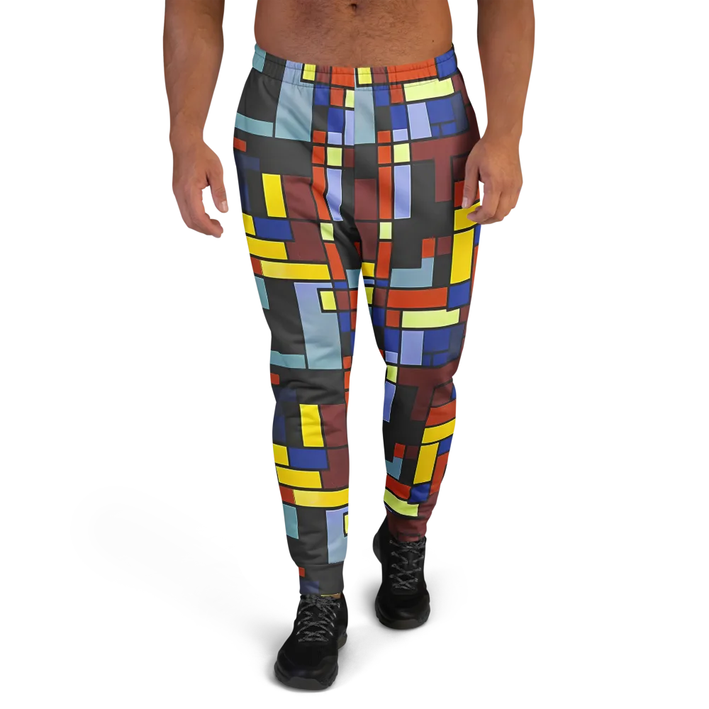 Ember Matrix on Men's Joggers — Front