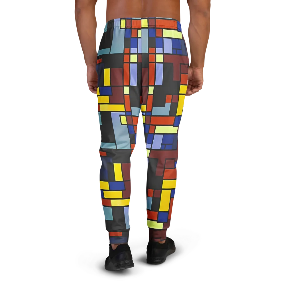 Ember Matrix on Men's Joggers — Back