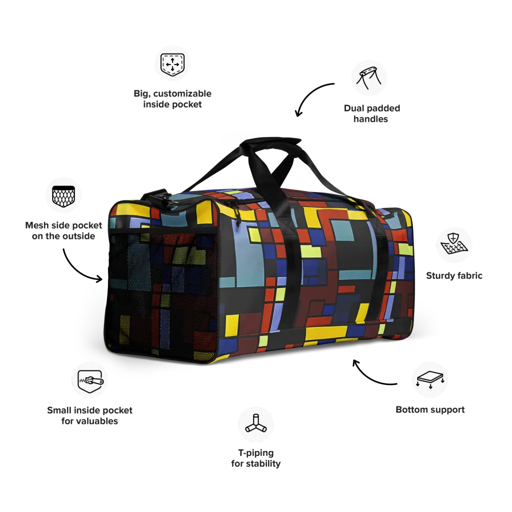 Ember Matrix on Duffle Bag — Right Front