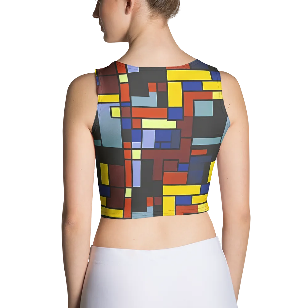 Ember Matrix on Crop Top — Back