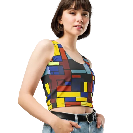 Ember Matrix on a Crop Top
