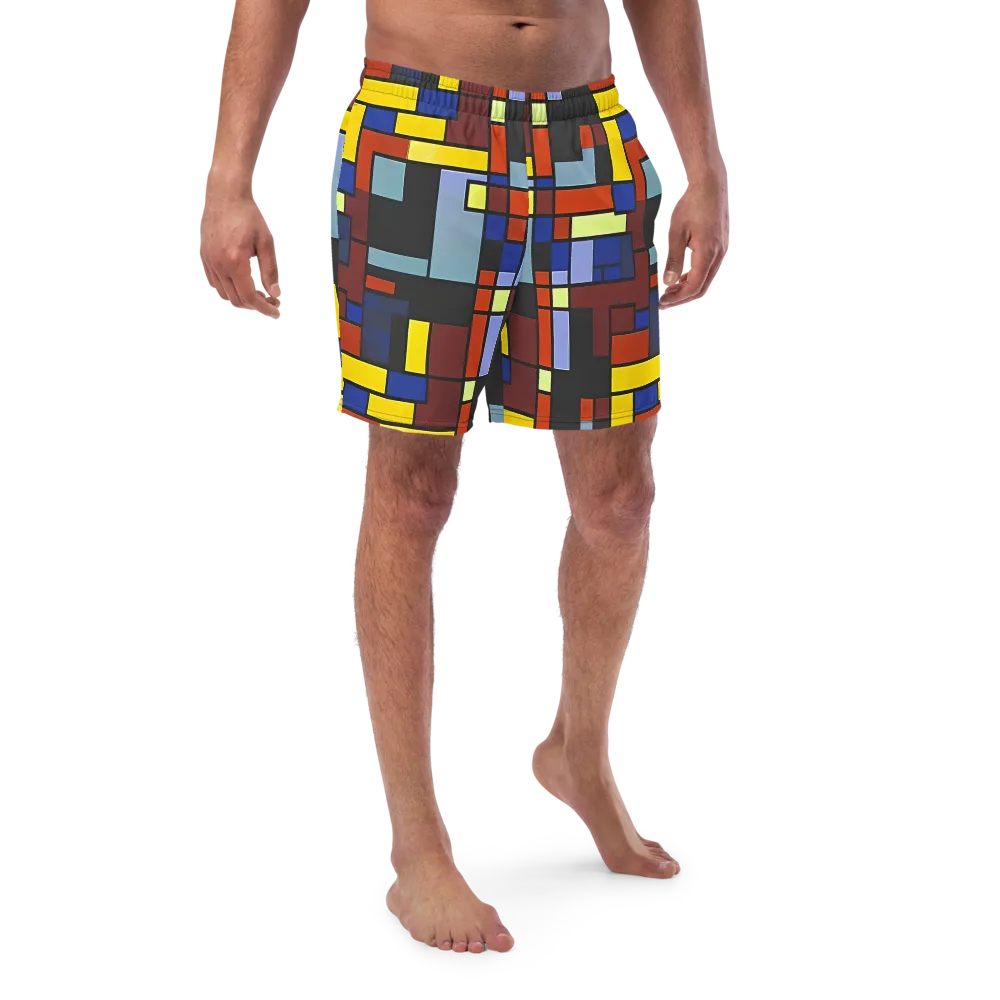 Ember Matrix on Swim Trunks — Front