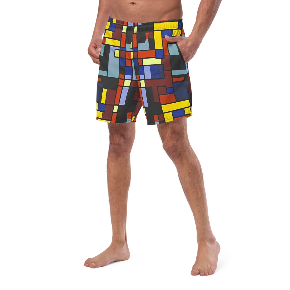 Ember Matrix on Swim Trunks — Left Front