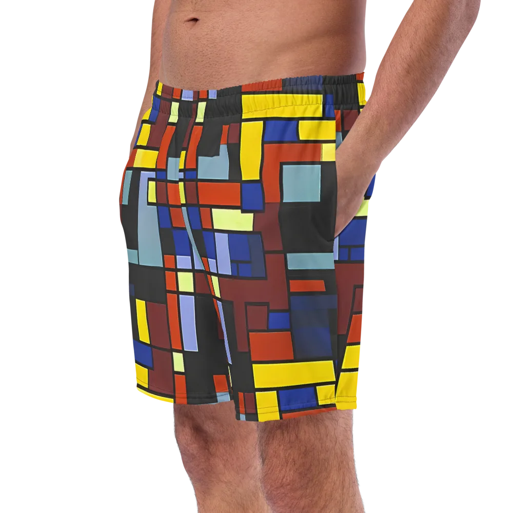 Ember Matrix on Swim Trunks — Left Front