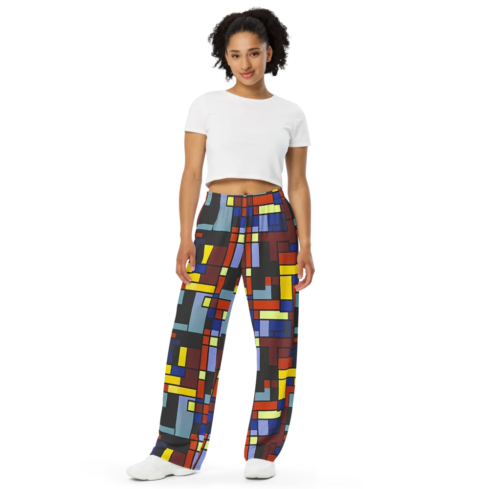 Ember Matrix on Wide-Leg Pants — Front