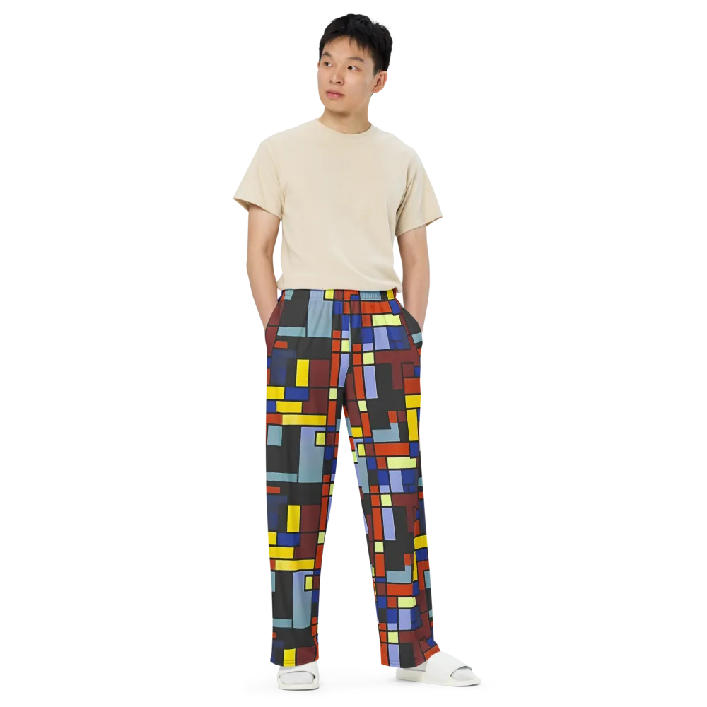 Ember Matrix on Wide-Leg Pants — Front