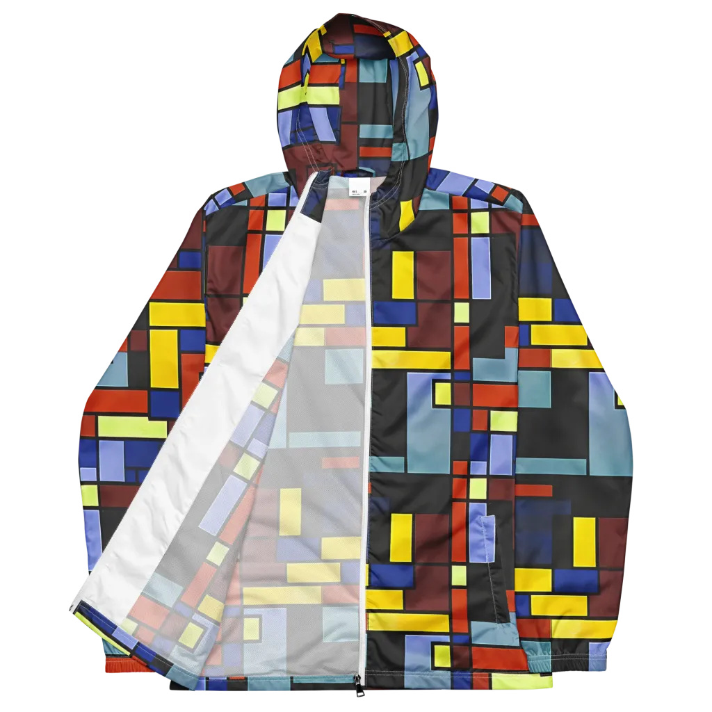 Ember Matrix on Men's Windbreaker — Front