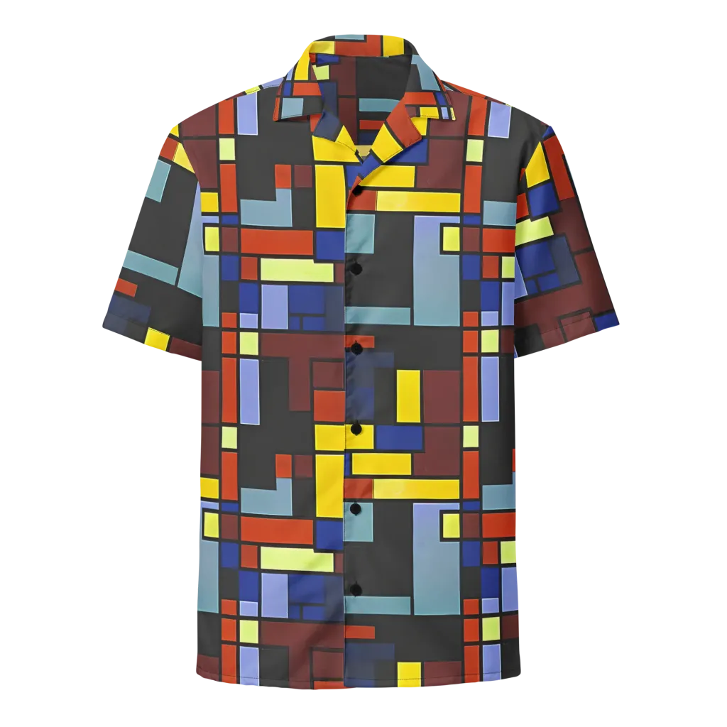 Ember Matrix on Button Shirt — Front