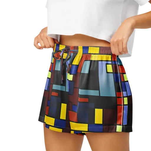 Ember Matrix on a Women's Pajama Shorts
