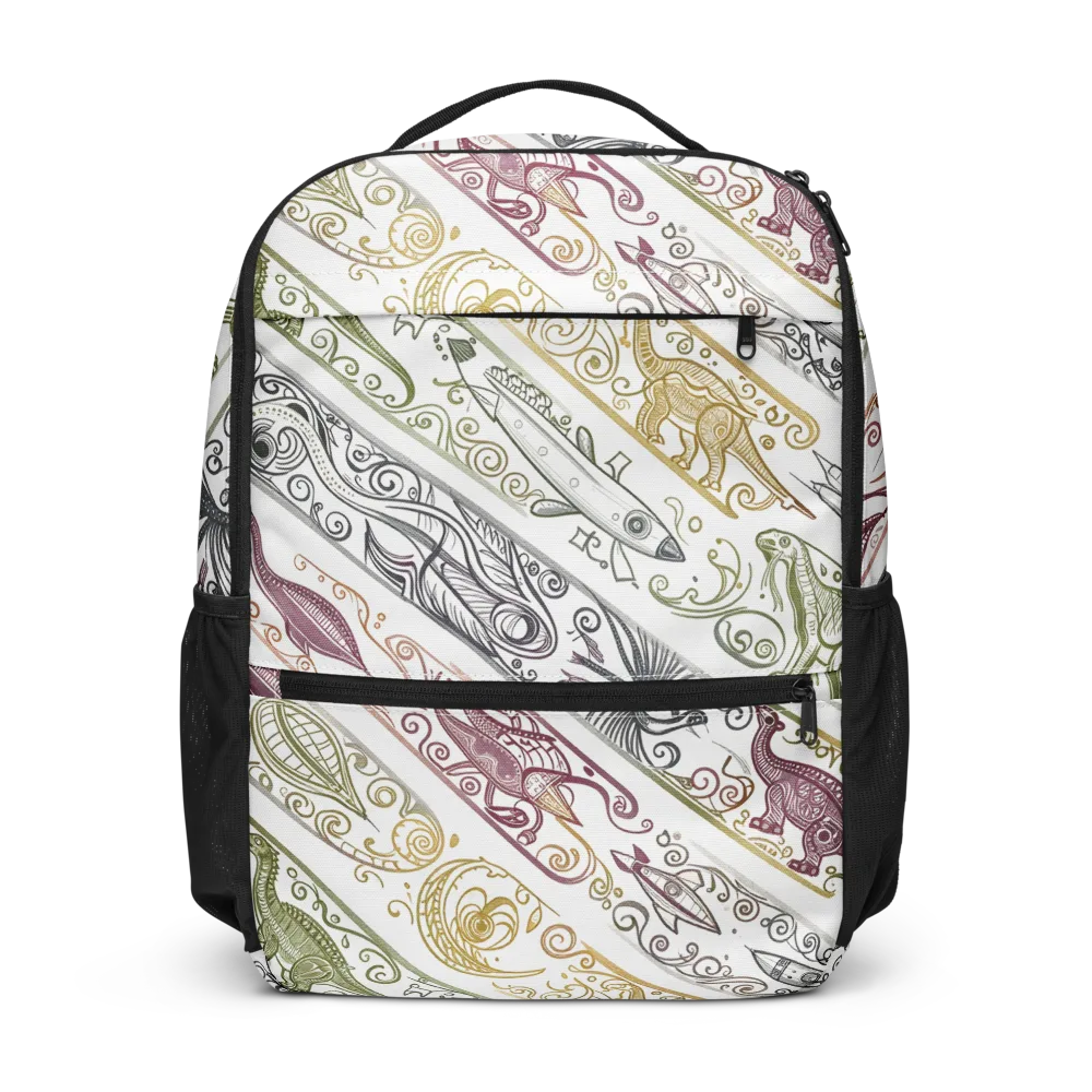 Fossil Flight on Utility Backpack — Front