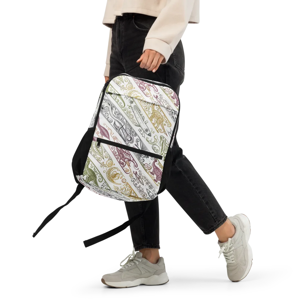 Fossil Flight on Utility Backpack — Front
