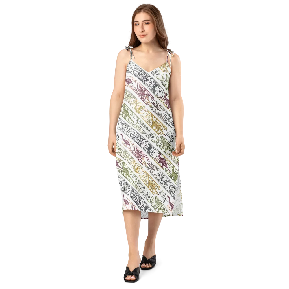 Fossil Flight on Slip Dress — Front