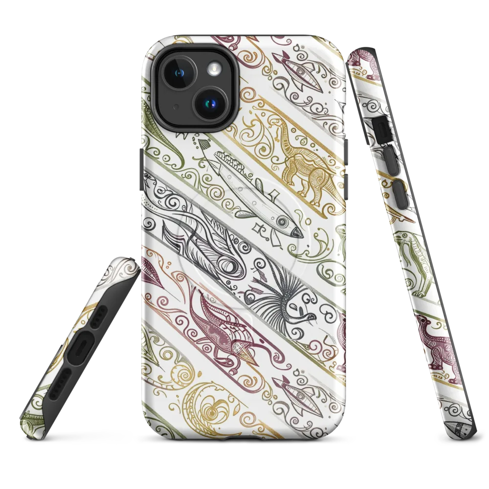 Fossil Flight on MagSafe Tough Case for iPhone® — Front
