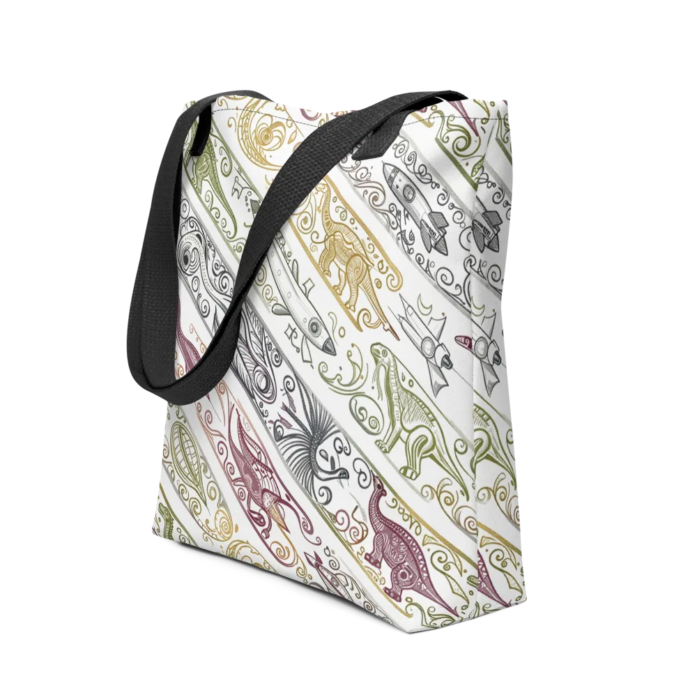 Fossil Flight on Tote Bag — Front