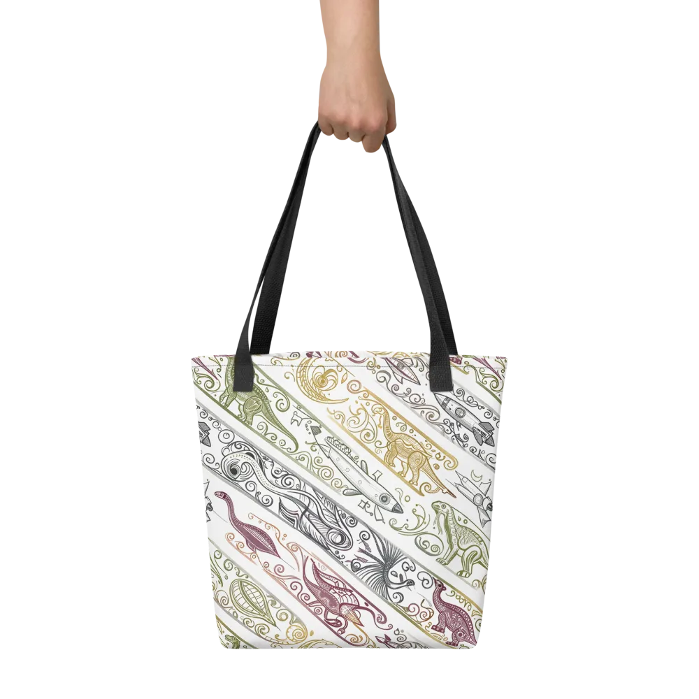 Fossil Flight on Tote Bag — Front