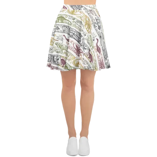 Fossil Flight on a Skater Skirt