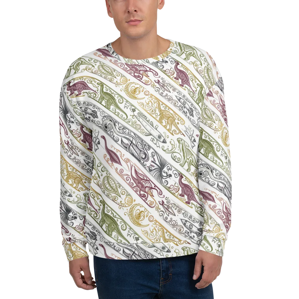 Fossil Flight on Sweatshirt — Front