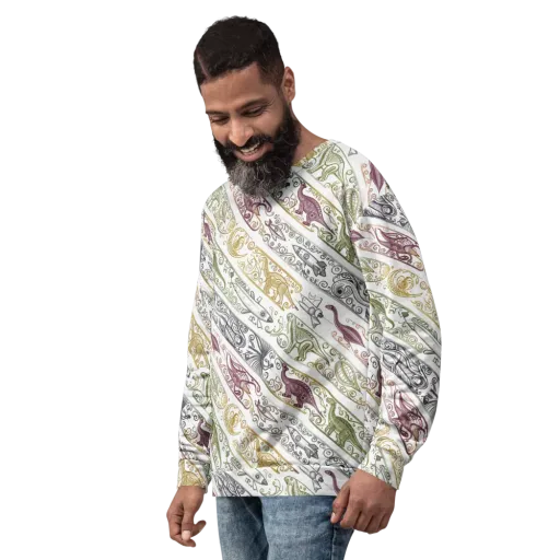 Fossil Flight on a Sweatshirt