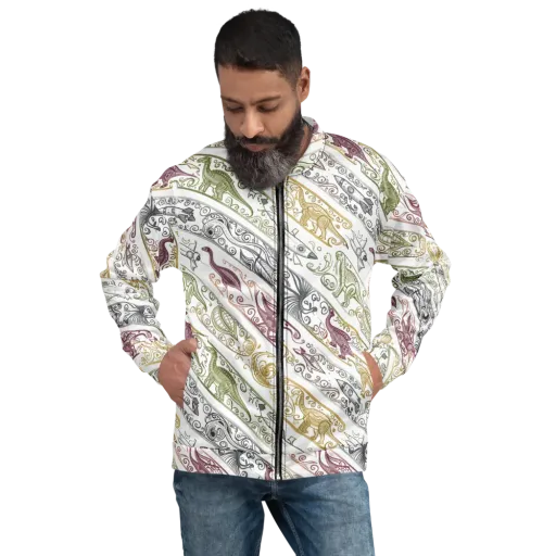 Fossil Flight on a Bomber Jacket