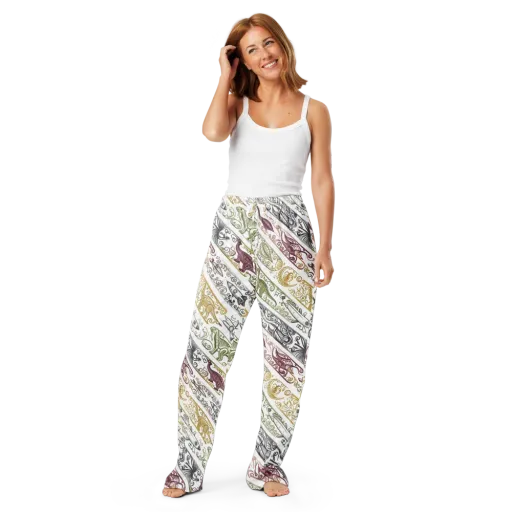 Fossil Flight on a Women's Pajama Pants
