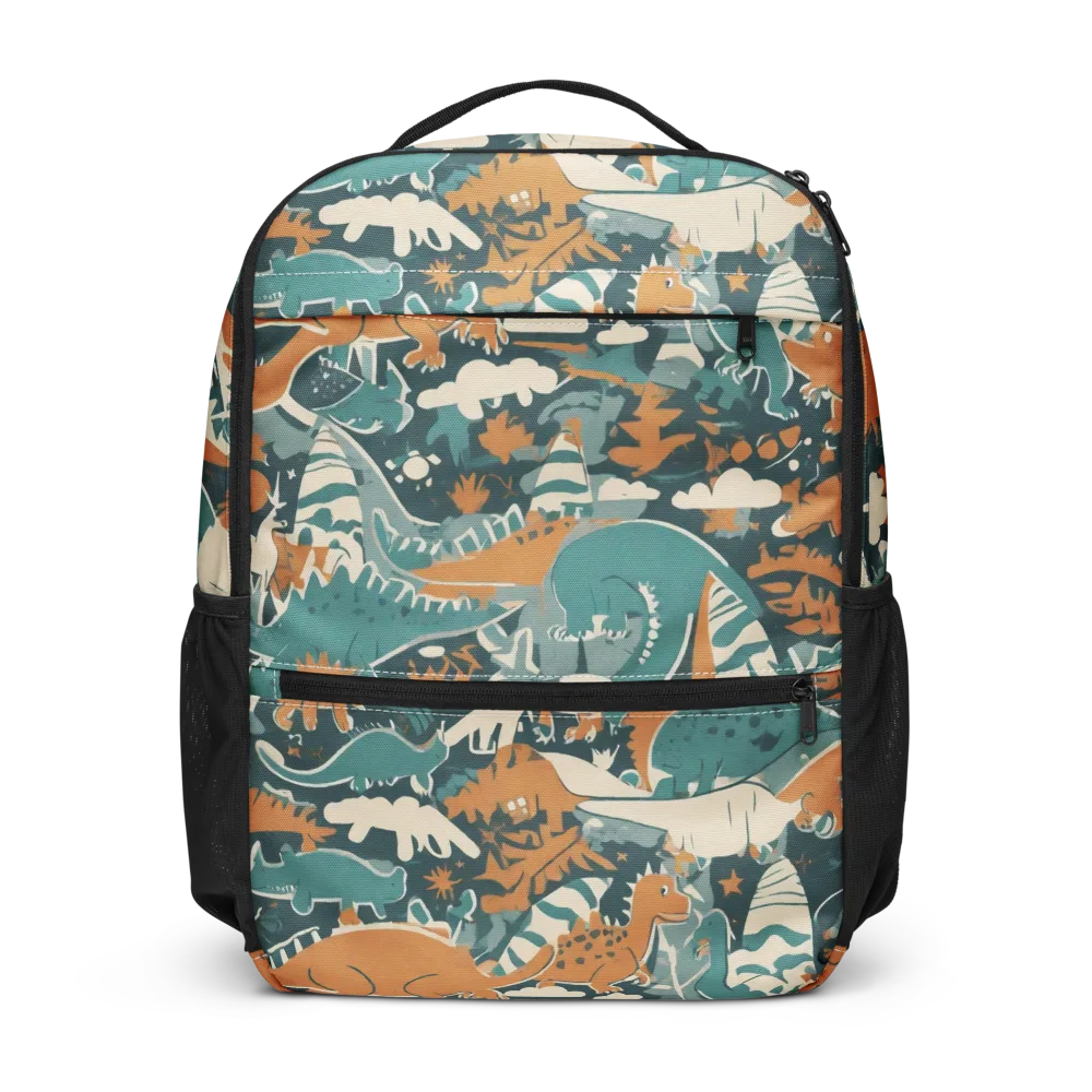 Amber Jurassic on Utility Backpack — Front