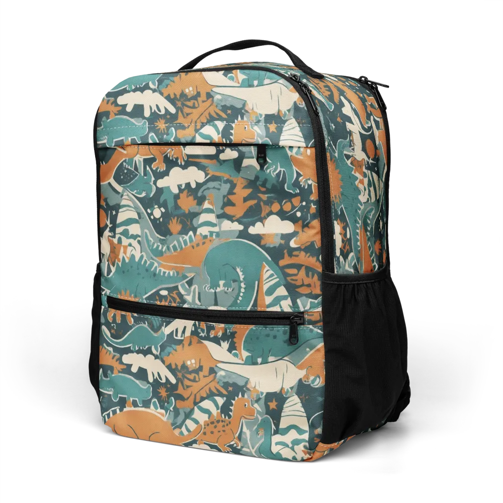 Amber Jurassic on Utility Backpack — Left Front