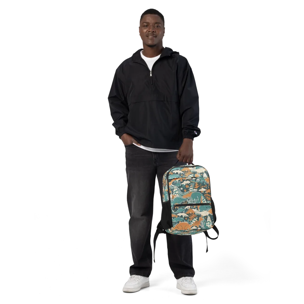 Amber Jurassic on Utility Backpack — Front