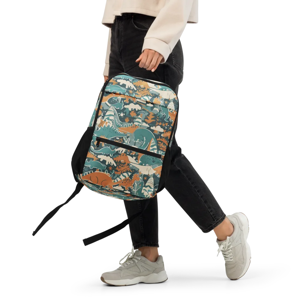 Amber Jurassic on Utility Backpack — Front