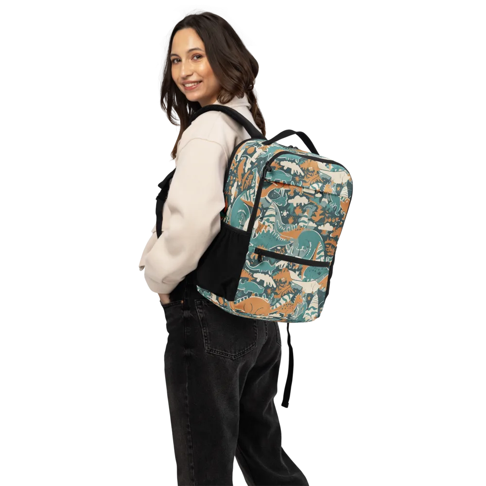 Amber Jurassic on Utility Backpack — Back