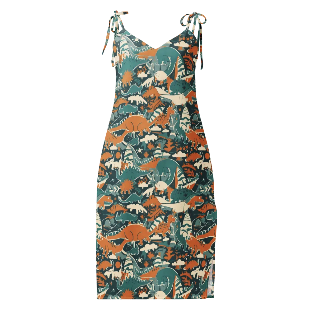 Amber Jurassic on Slip Dress — Front