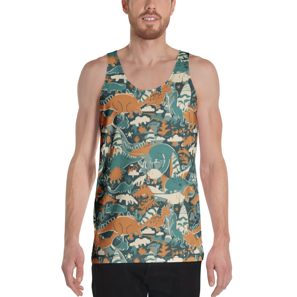 Amber Jurassic on Men's Tank Top — Front