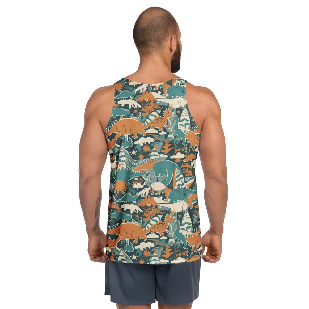 Amber Jurassic on Men's Tank Top — Back