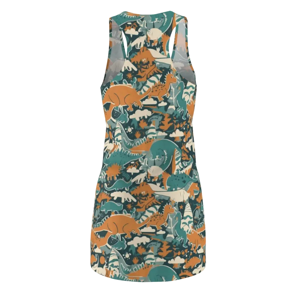 Amber Jurassic on Racerback Dress — Back