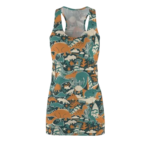 Amber Jurassic on a Racerback Dress