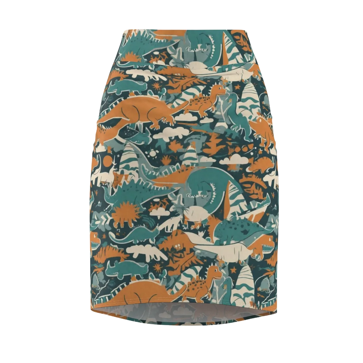 Amber Jurassic on Pencil Skirt — Front