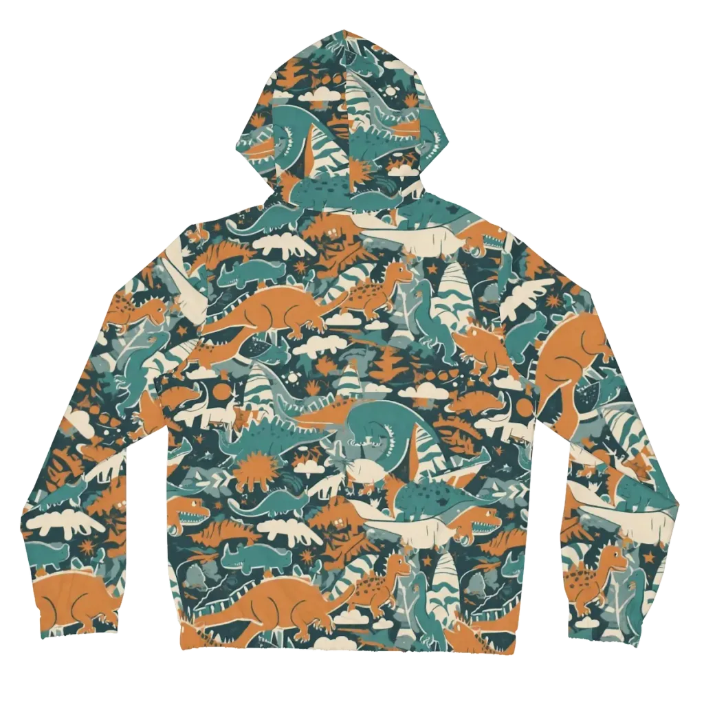 Amber Jurassic on Women's Full-Zip Hoodie — Back