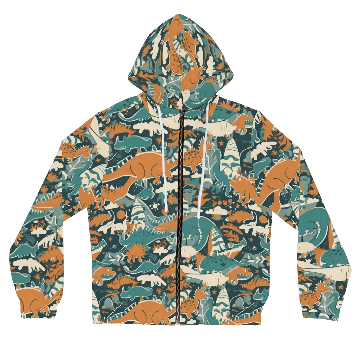 Amber Jurassic on Women's Full-Zip Hoodie — Front