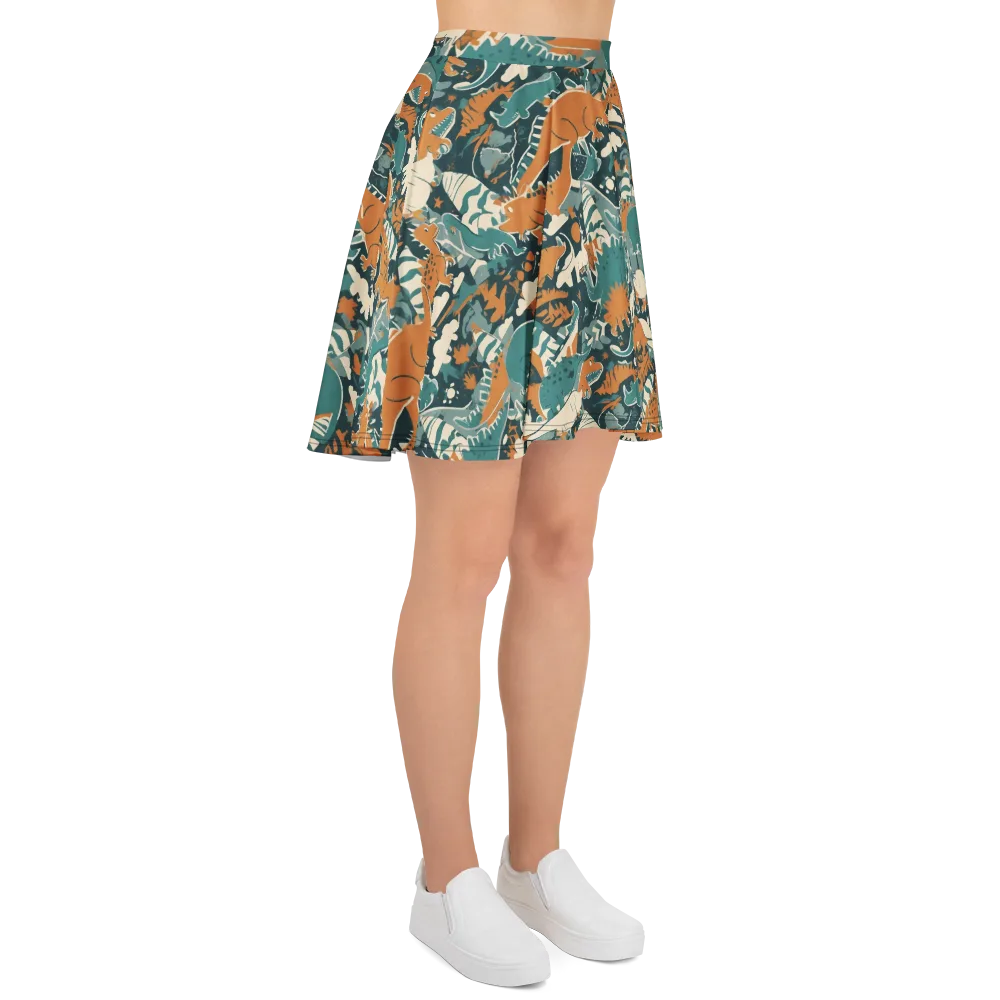 Amber Jurassic on Skater Skirt — Right