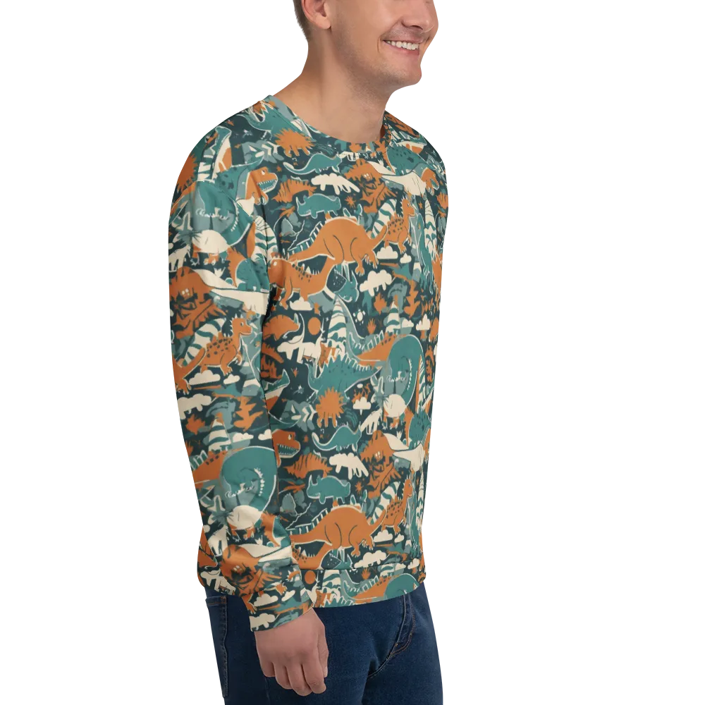 Amber Jurassic on Sweatshirt — Right Front